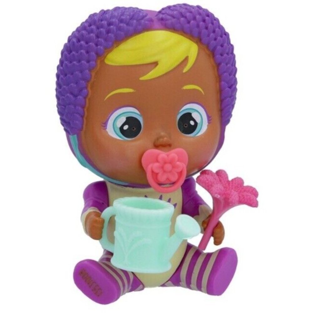Cry Babies Violet Happy Flowers Magic Tears 5" Doll New Open Stock - Picture 2 of 15